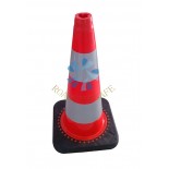 PVC Cone TC405 European-Type black base 50cm