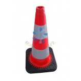 PVC Cone TC405 European-Type black base 50cm