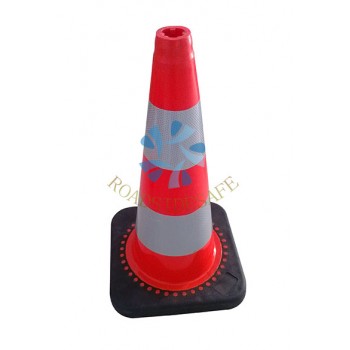 PVC Cone TC405 European-Type black base 50cm