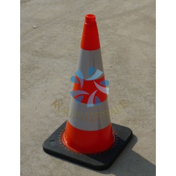 PVC Cone TC406 European-Type black base 75cm