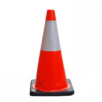 Flexible PVC Traffic Cone with black base