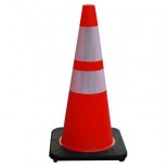 Flexible PVC Traffic Cone with black base